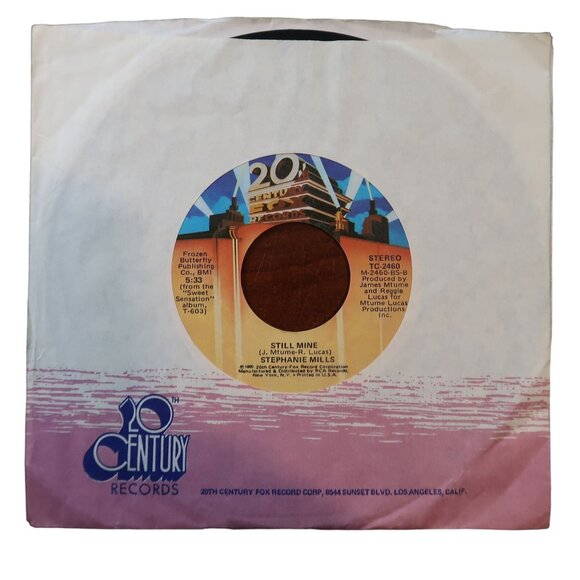Stephanie Mills "Never Knew Love Like This Before" & "Still Mine" 20th Century F - Picture 4 of 6